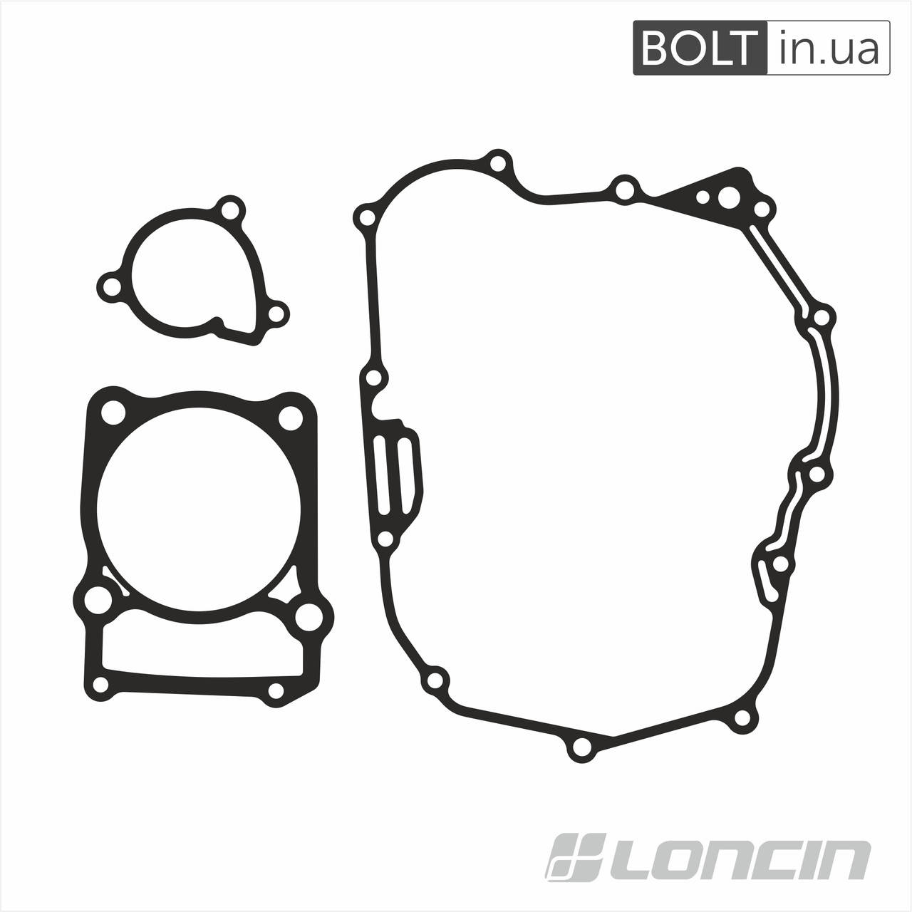 

Комплект прокладок Loncin CR6 VOGE300R арт. RSVOGE300R (висока якість)