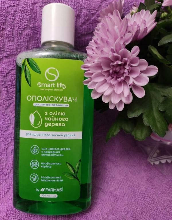 

Ополіскувач для ротової порожнини Smart Life, 500 мл