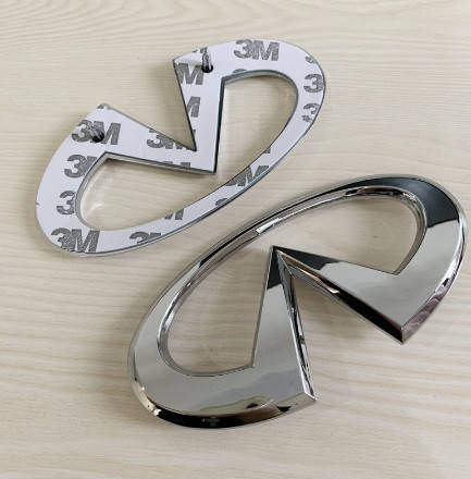 

Эмблема решетки радиатора и крышки багажника Infinity 123*65мм