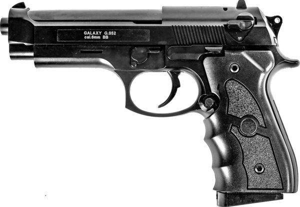 

Страйкбольный пистолет Galaxy Beretta 92 G52B, Черный