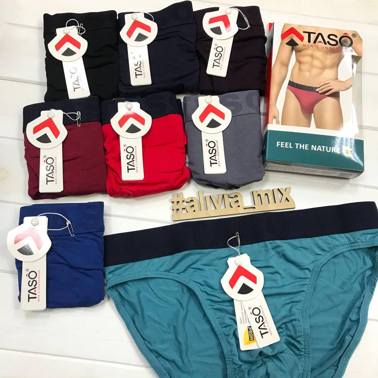 

Плавки на спортивной резинке TASO 2XL, Бирюзовый