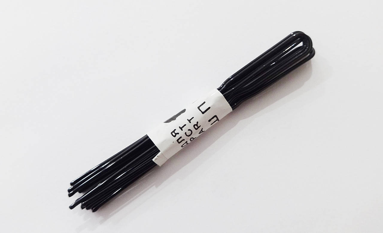 

Шпильки для волос 7 см черные (10 шт), Черный