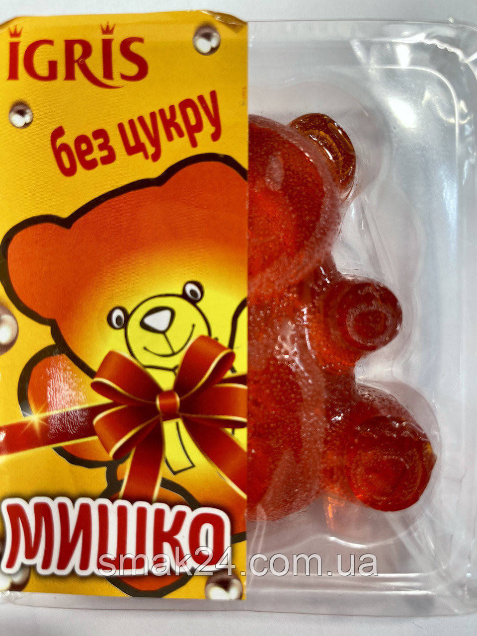 

Мармелад БЕЗ САХАРА со вкусом Мандарин "Мишко" IGRIS 100г