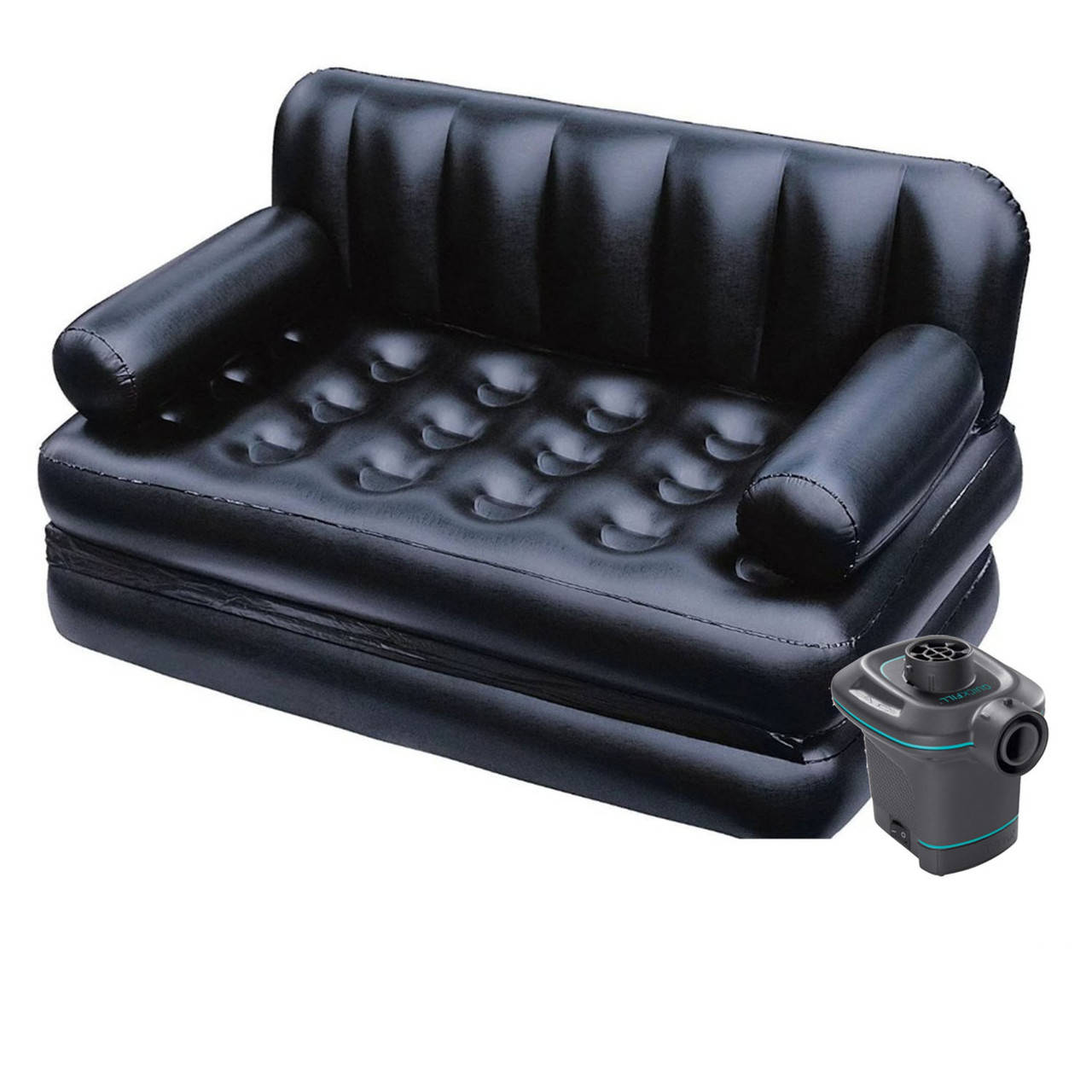 

Надувной диван Bestway 75056 (диван 75054, электронасос 66640), 188 х 152 х 64 см