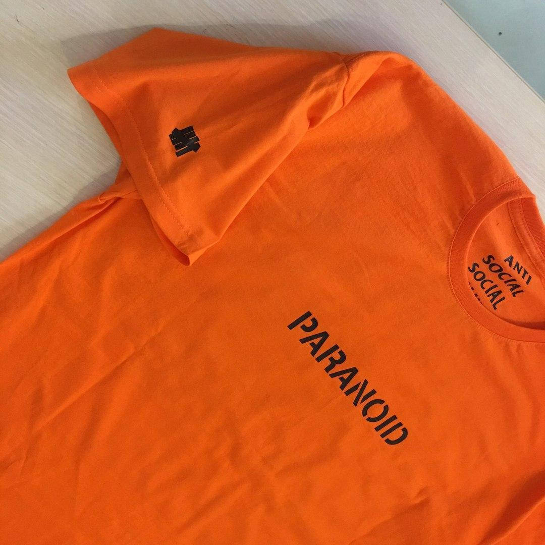 

Футболка Undefeated | Paranoid Anti Social social club мужская orange | XL