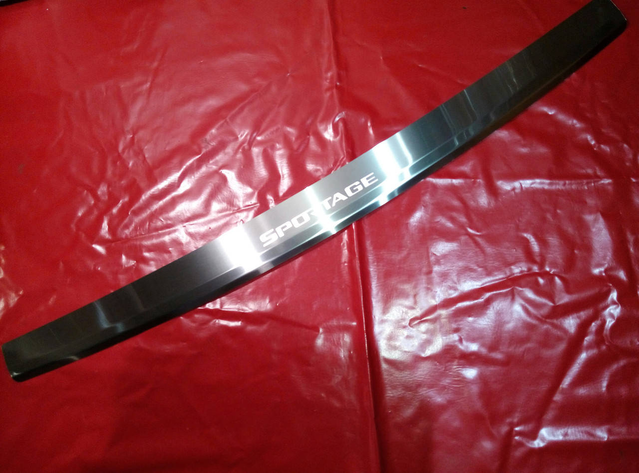 

Накладка на задний бампер с загибом Kia Sportage 2016+