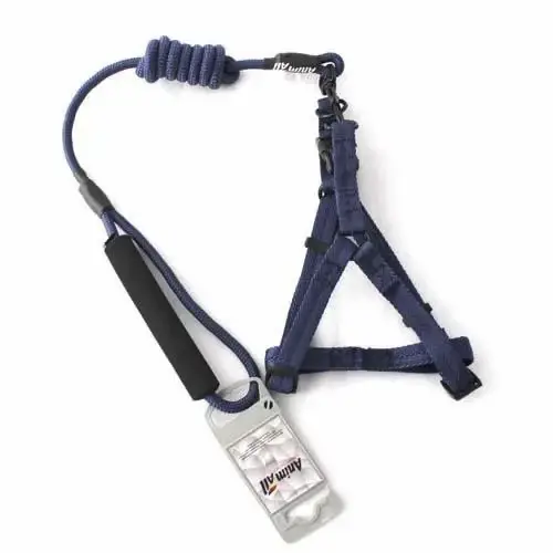 

Комплект шлея с поводком AnimAll для животных, M, 1 x 120 см, темно-синий Амуниция для животных Комплект