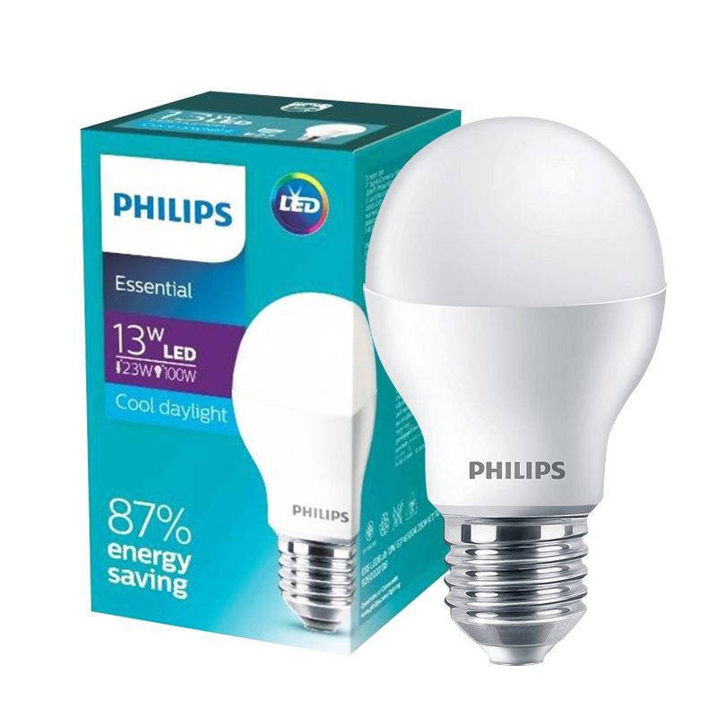 

Лампа светодиодная PHILIPS 13W E27 4000K LEDBulb A60