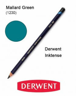 

Карандаш чернильный Inktense (1230), Зелёный селезень, Derwent