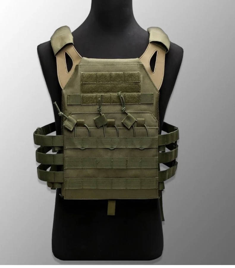 

Плитоноска олива "Plate Carrier - ALPC" чохол для бронежилета, розвантаження, розвантажувальний жилет, ЗСУ