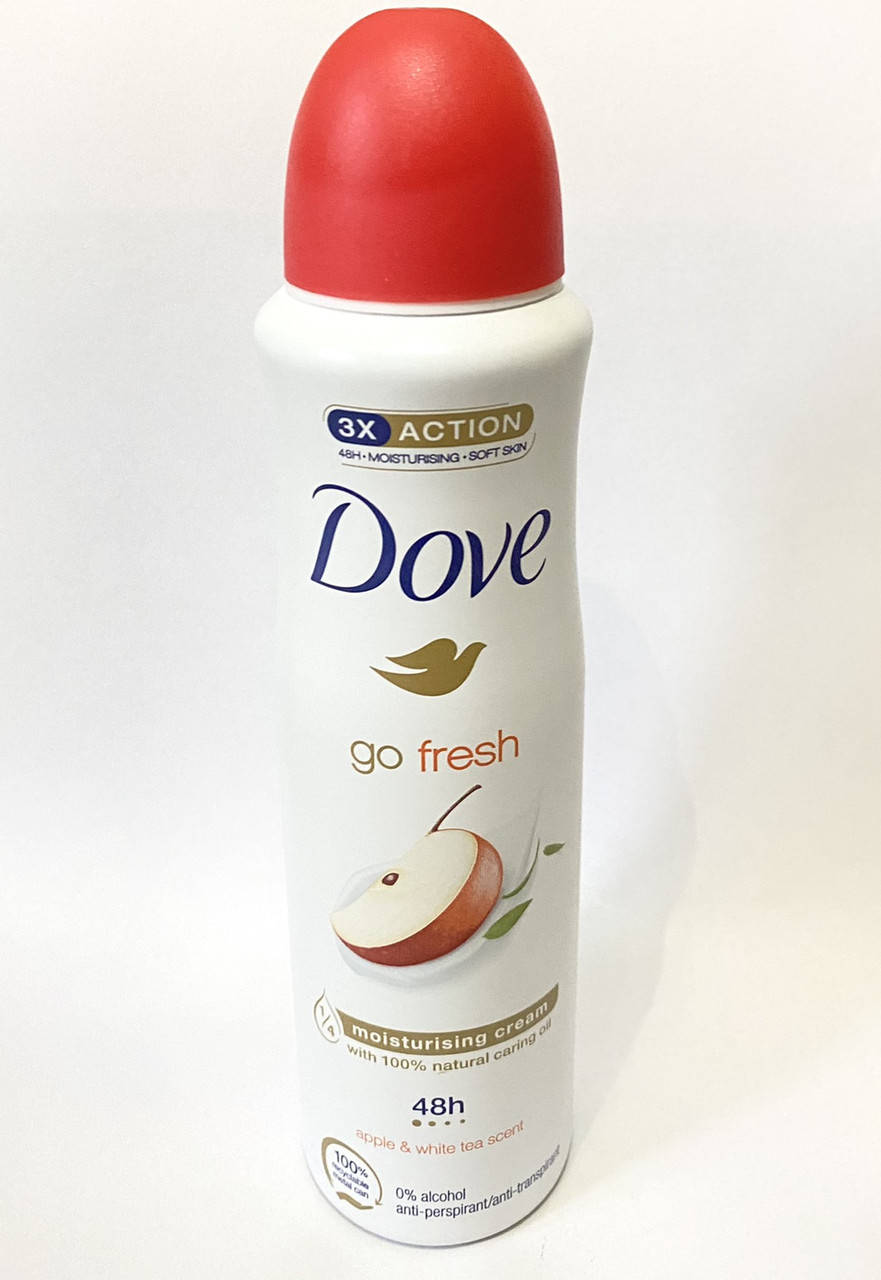 

Dove go fresh Apple White Tea яблуко та білий чай спрей антиперспірант 150мл
