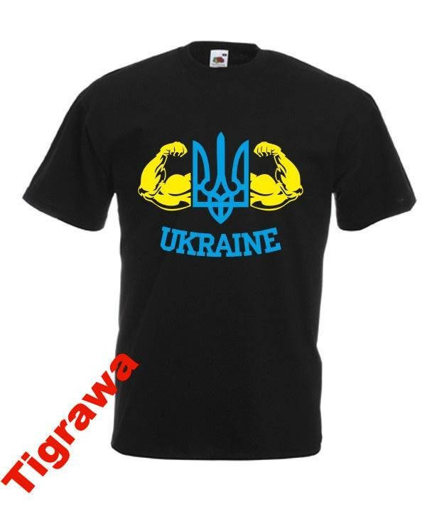 

Патріотична футболка Україна Ukraine флаг герб