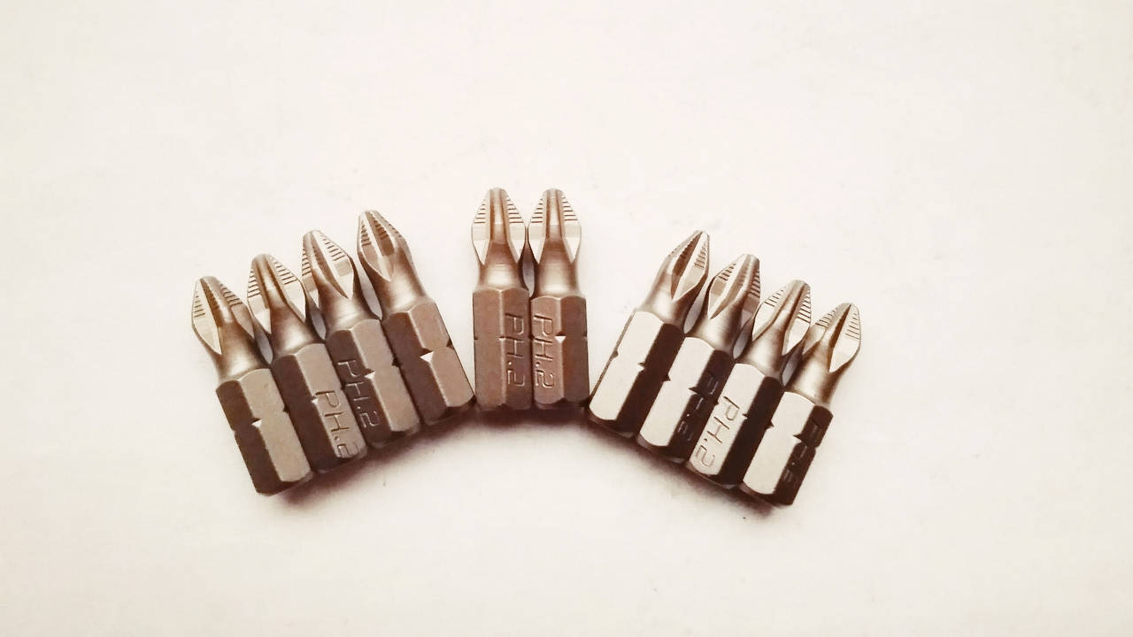 

Комплект отвёрточных насадок(бит) PH2x25 мм,уп.10 шт.