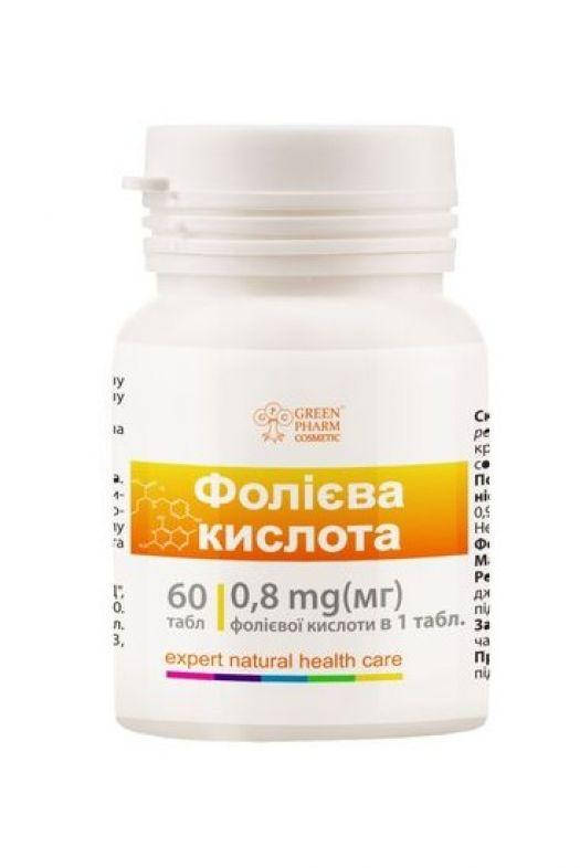 

ФОЛИЕВАЯ КИСЛОТА таблетки 0250 Г №60