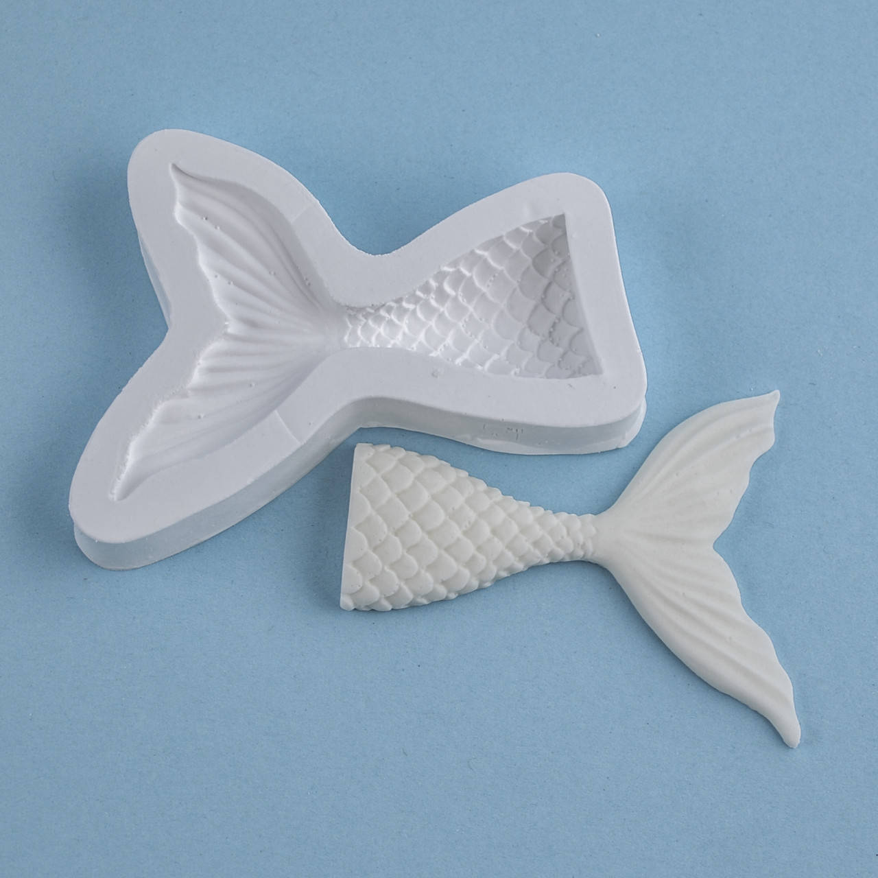 

Силиконовый молд Хвост русалки 7.0х9.3 см