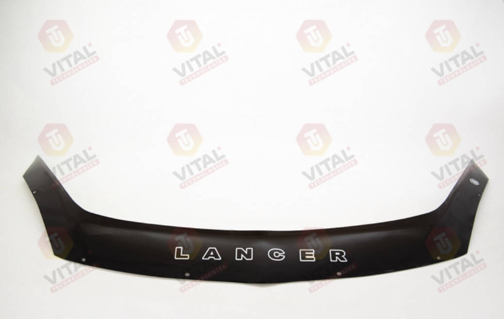 

Дефлектор капота VT52 (мухобойка) Mitsubishi Lancer 9 2003-2008 длинный, Vip Tuning, MSH07