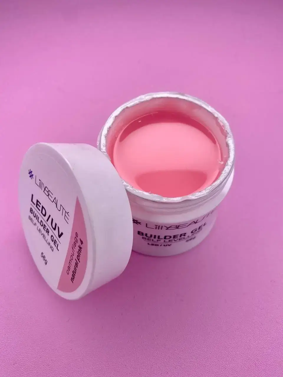 

Гель для наращивания Lilly Beaute LED/UV розовый 15 g