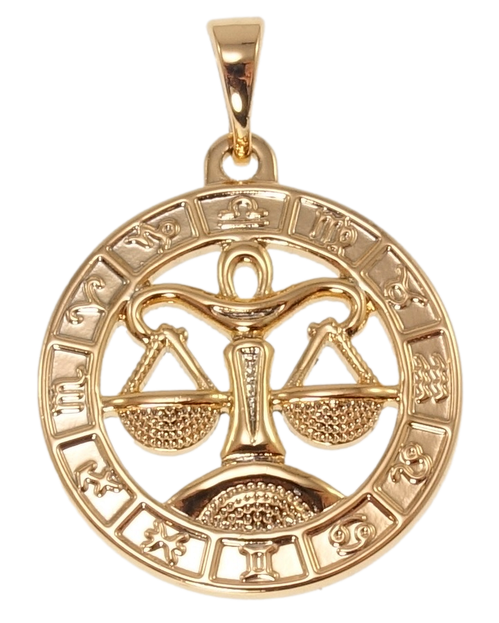 

Кулон Xuping Позолота 18K "Знак Зодиака Весы" для цепочки до 5мм