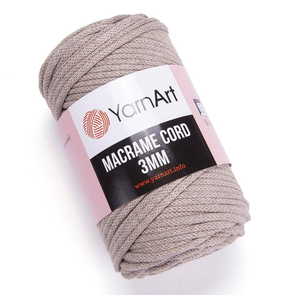 

Yarnart Macrame Cord 3 мм № 768 беж