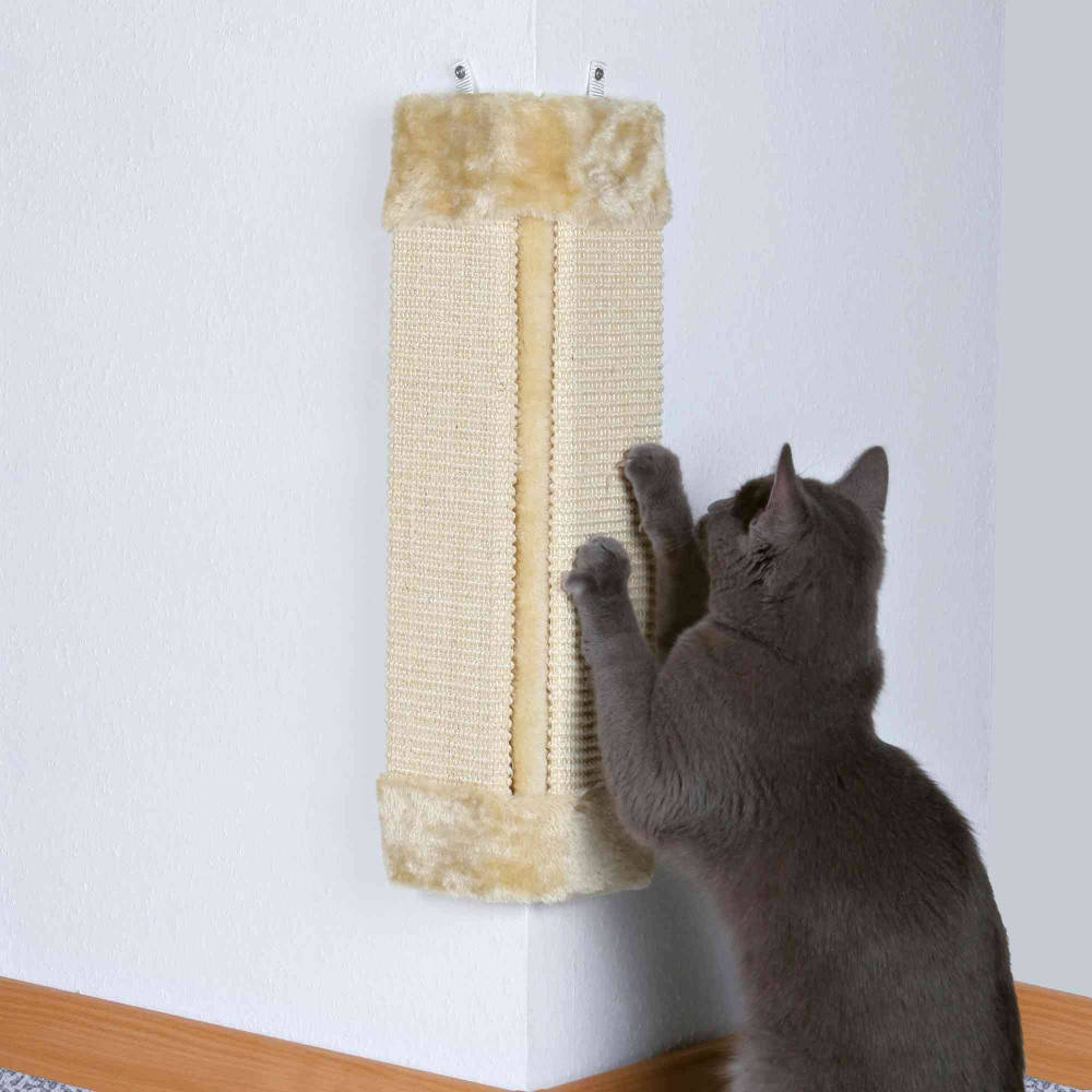 

Trixie Scratching Board for Corners Когтеточка доска угловая для кошек (бежевая) 23×49 см