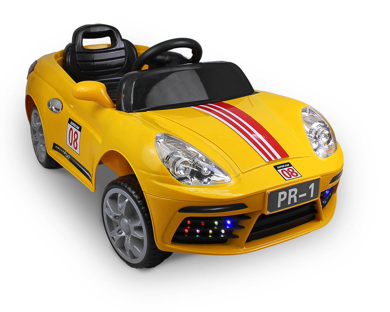 

Електромобіль Just Drive PORSCHE-1 - жовтий, Желтый