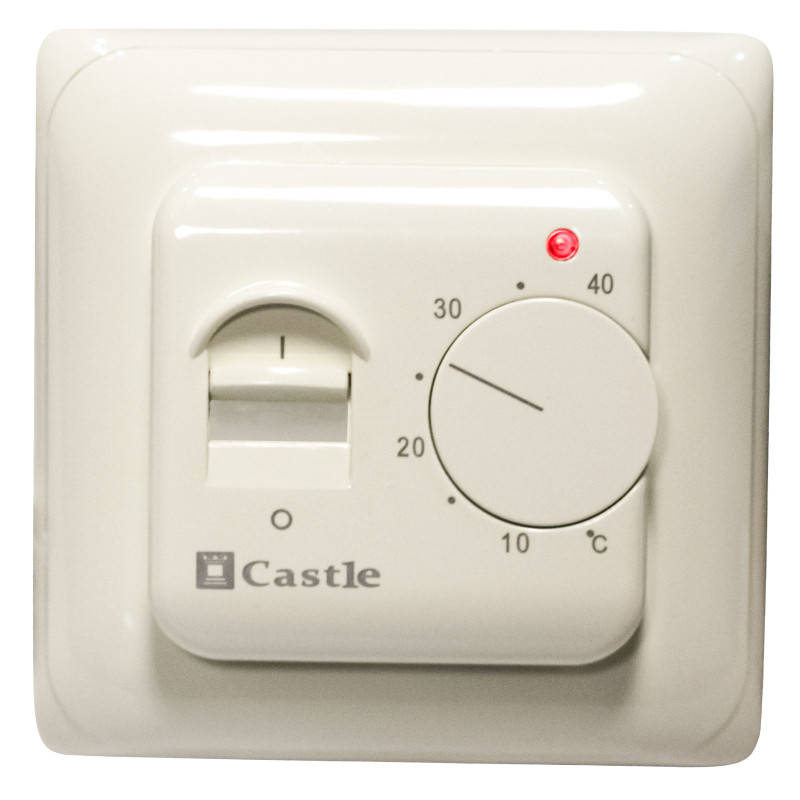 

Терморегулятор Castle М 5.16 Ivory управление теплым полом, Слоновая кость