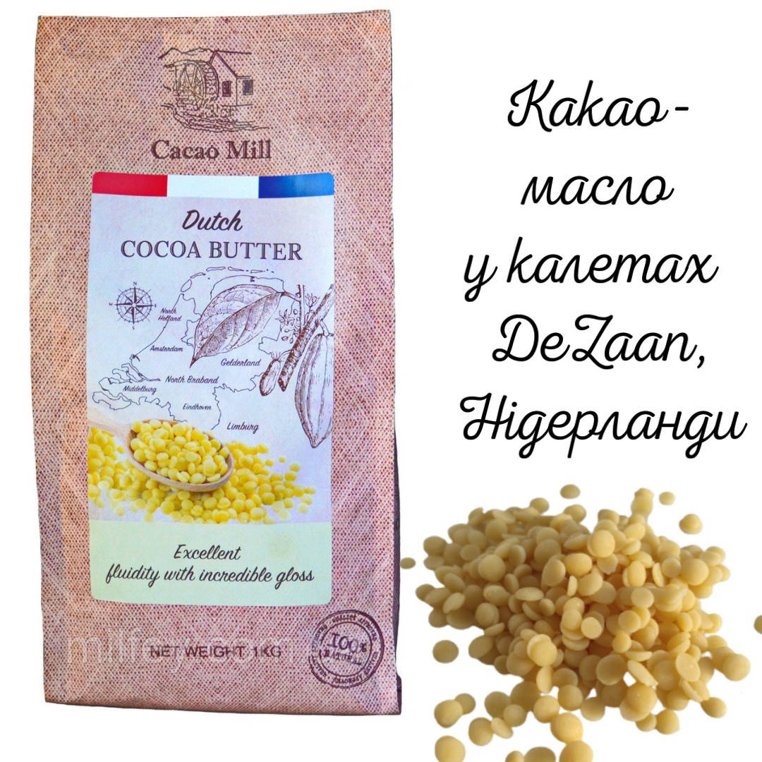 

100г Какао-масло натуральное в калетах DeZaan