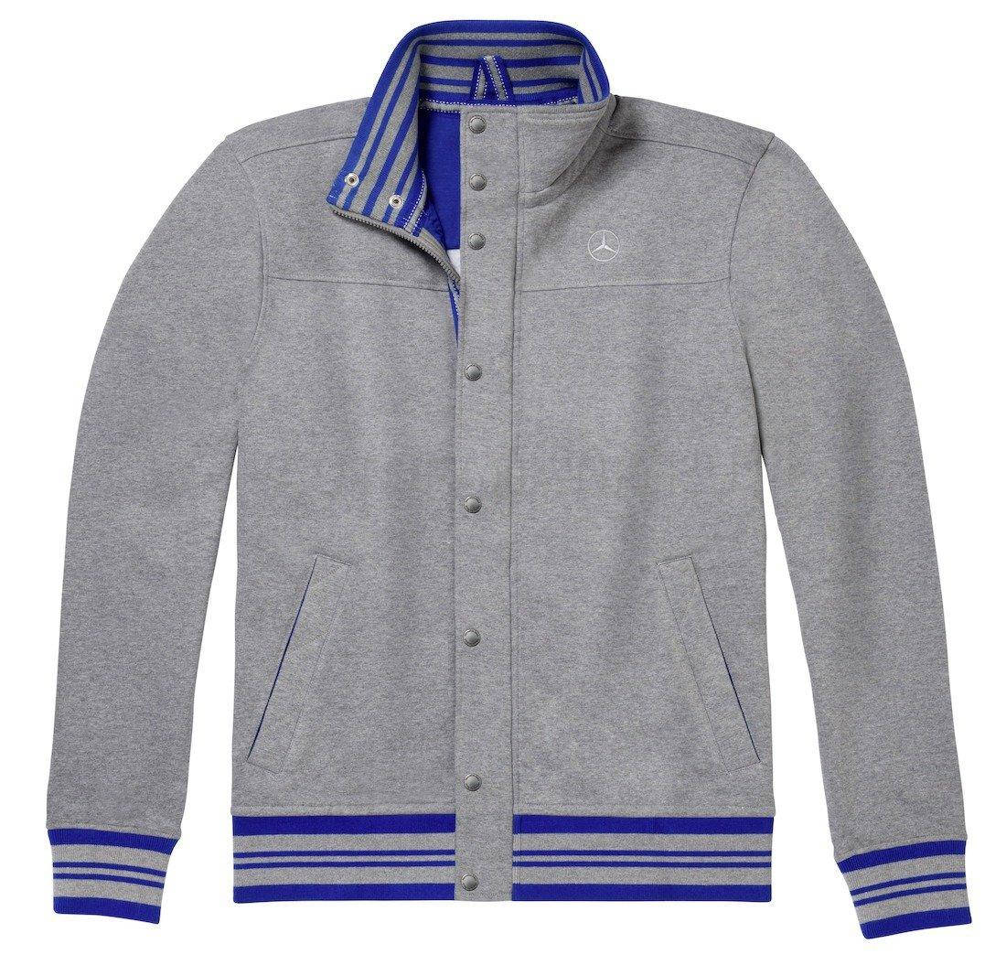 

Мужская толстовка Mercedes Men's Sweat Jacket, Grey / Blue details (B66956672)