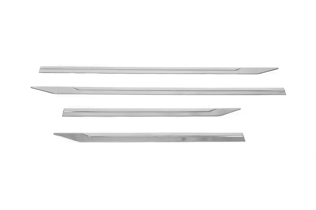 

Молдинг дверной (4 шт, нерж) Opel Grandland X 2016↗ гг. TSR Накладки на двери Опель Грандланд X