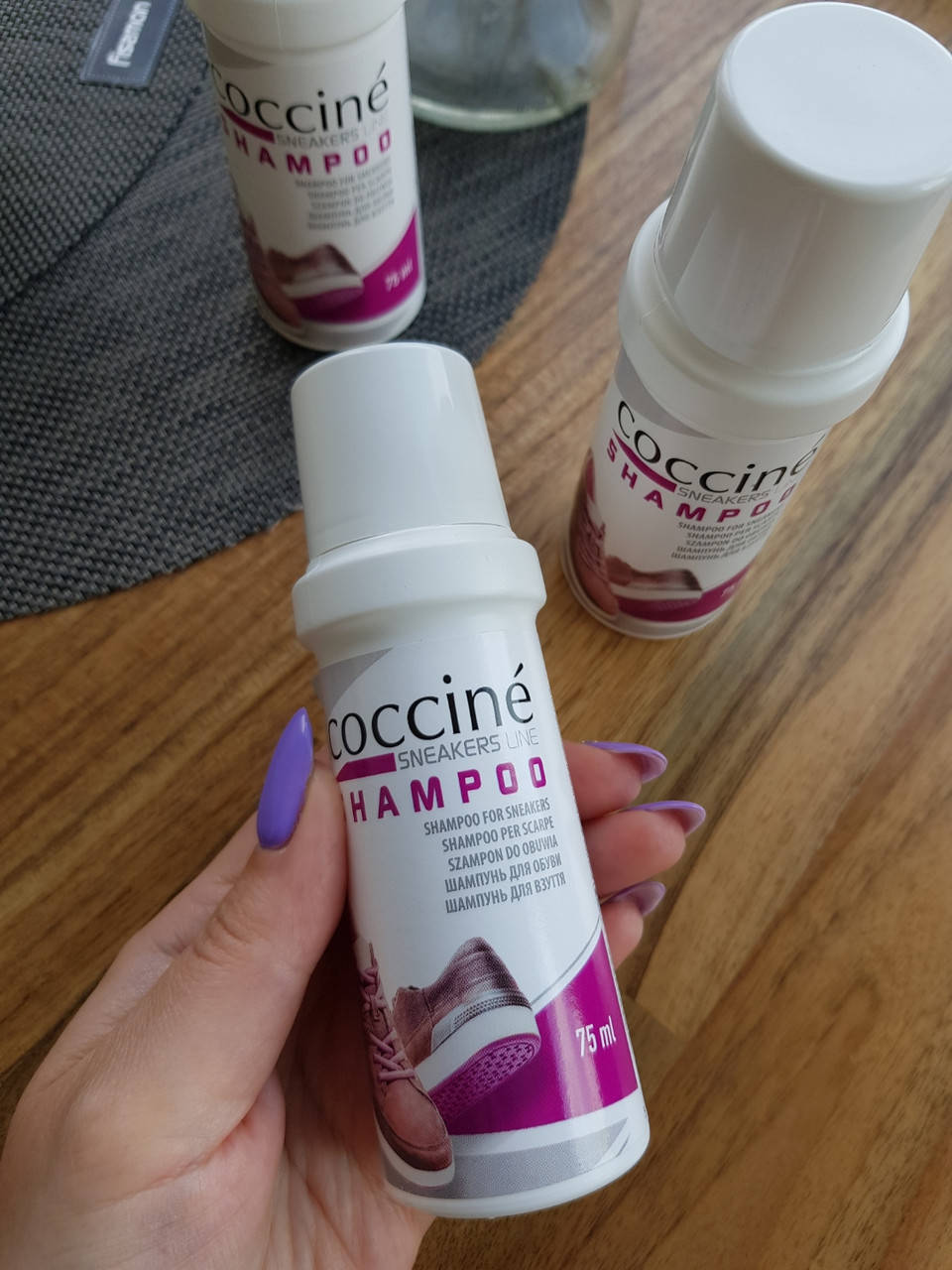 

Шампунь для обуви ,для замши coccine shampoo, Без цвета