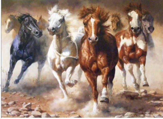 

65*50см Грация и скорость, алмазная живопись, полная выкладка