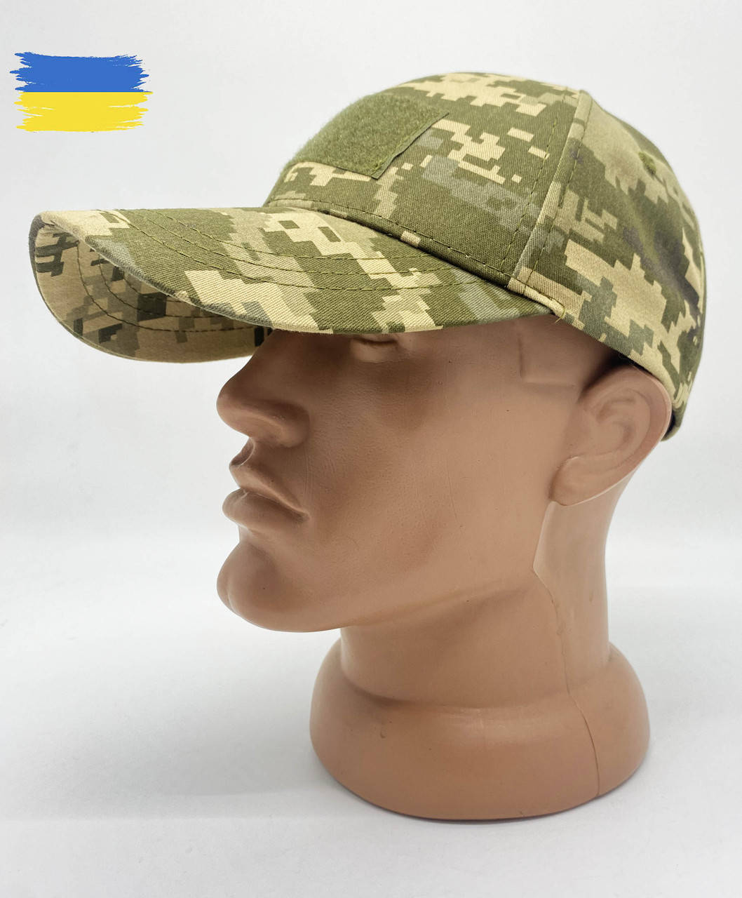 

Кепка для военнослужащих с липучкой, ткань цвет пиксель, Камуфляж