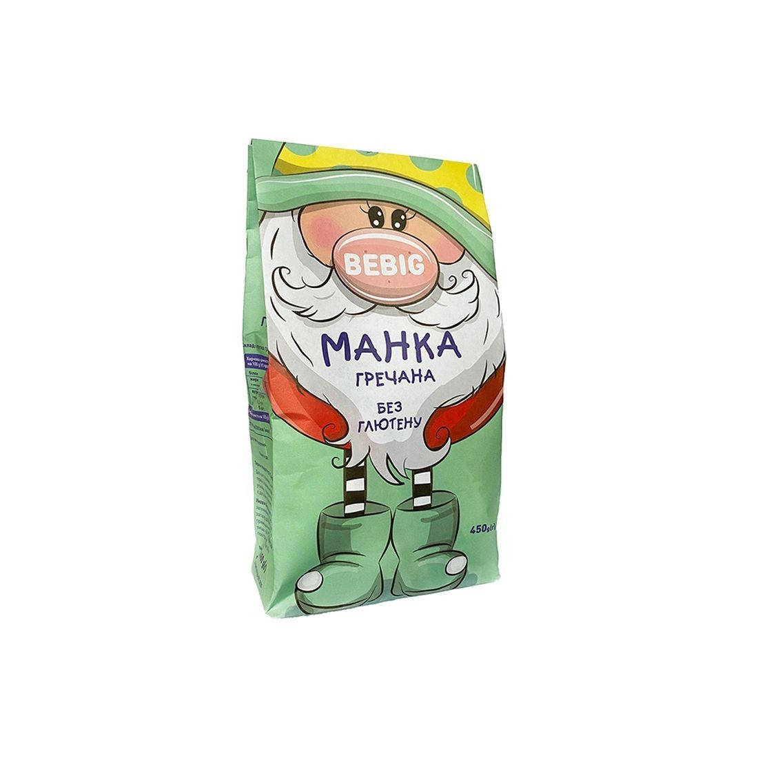 

Манка гречневая без глютена, 450г Bebig