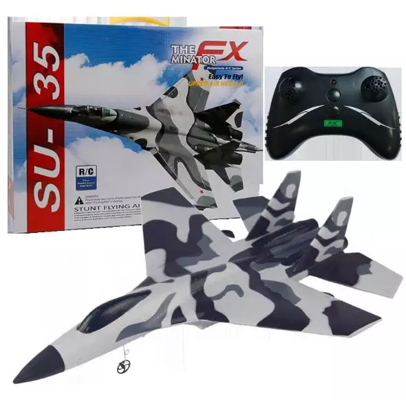 

Самолет истребитель на радиоуправлении Hoshi SU 35 модель FX 820 Серый