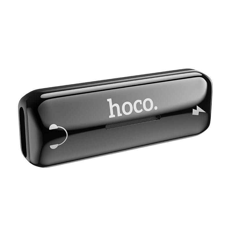 

Переходник HOCO LS27 Apple Dual Lightning digital audio converter 2in1 Grey, Серый