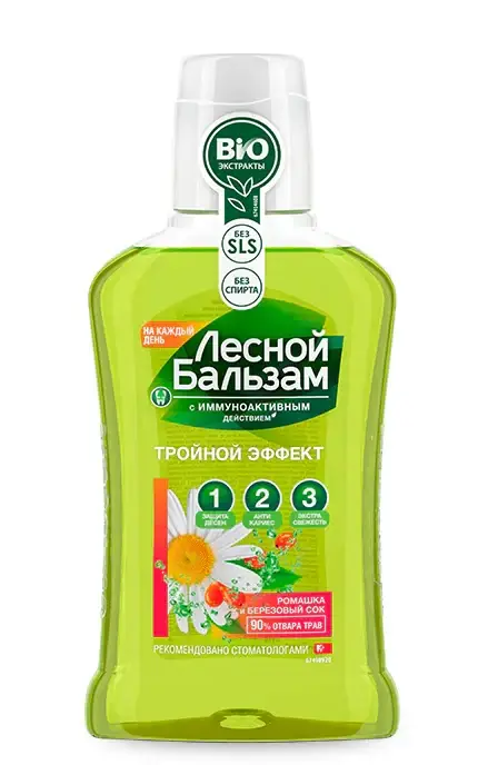 

Ополіскувач для ясен та зубів Лісовий Бальзам 250мл