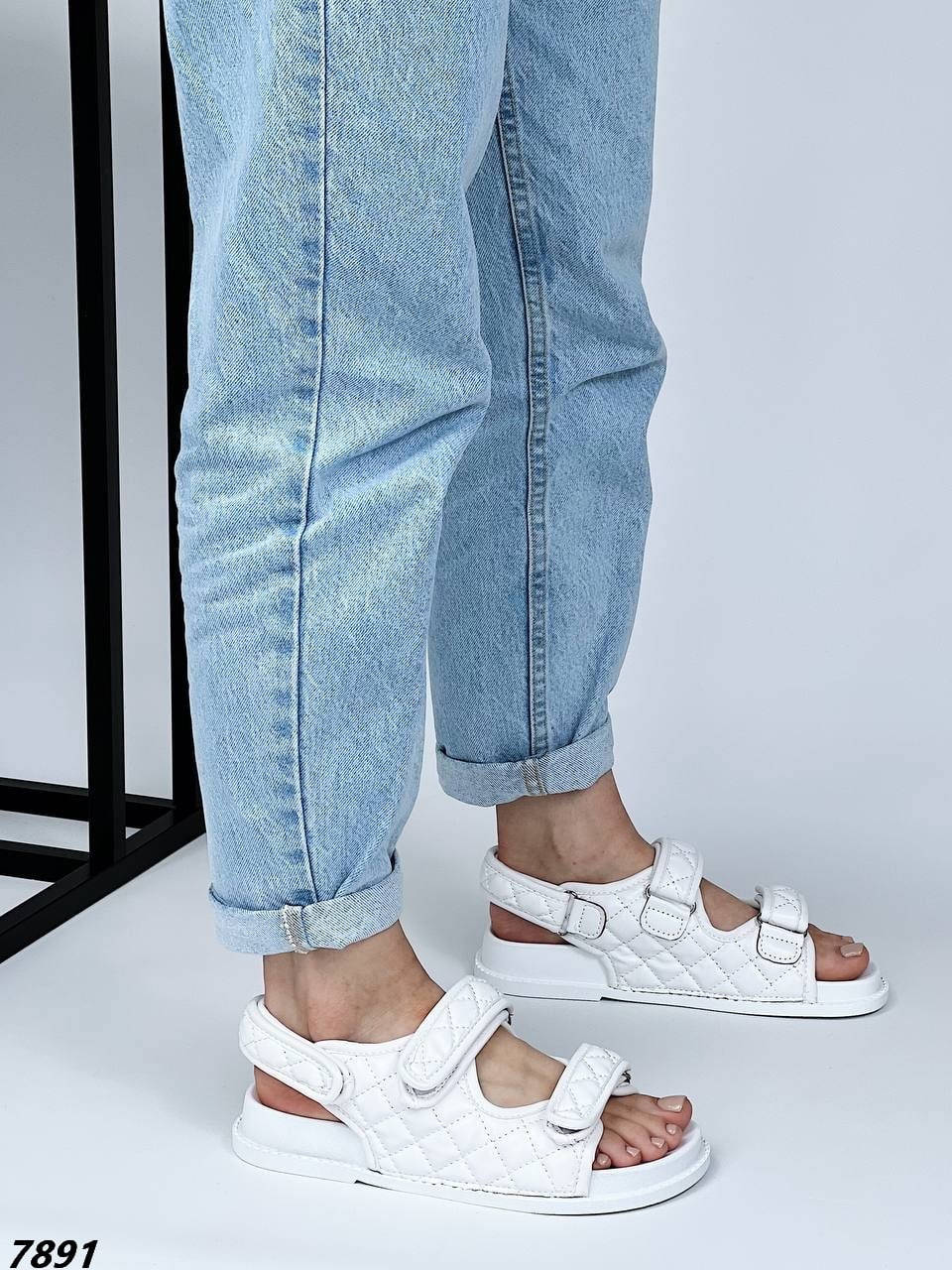 

Босоножки женские белые сандали кожаные 35 36 37 38 39 40