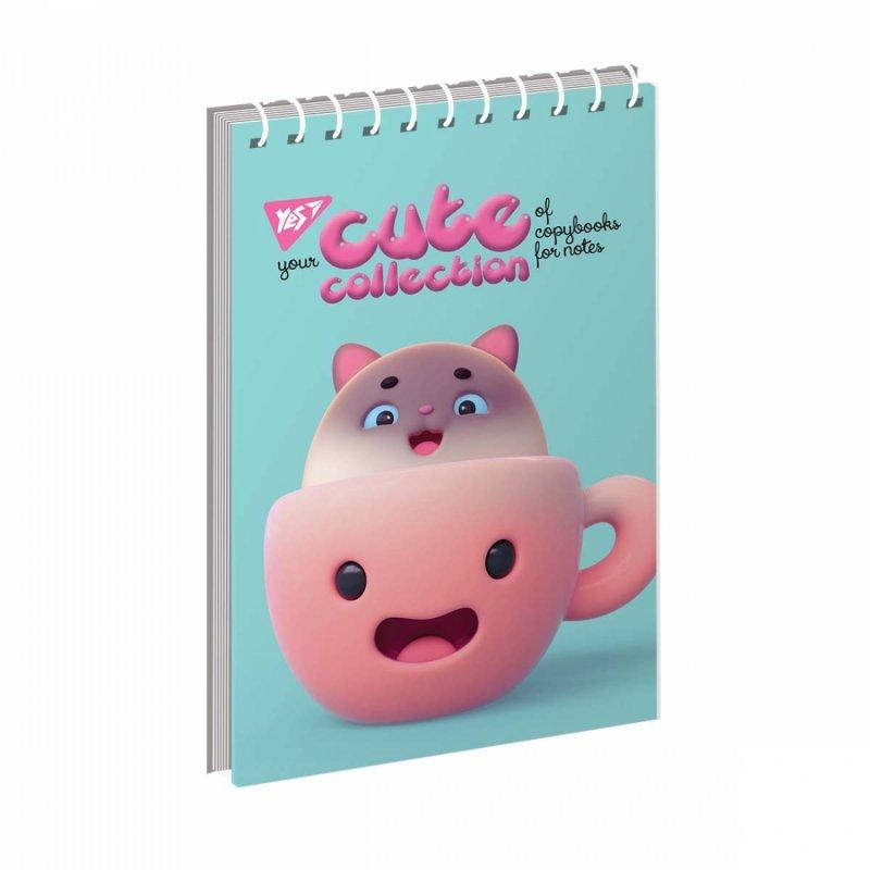 

Блокнот для записей "YES" А7/80 спираль "Cute collection"