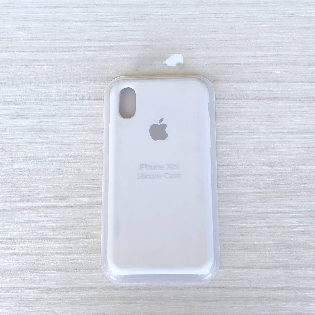 

Силиконовый чехол для iPhone X/Xs, белый, silicone case white
