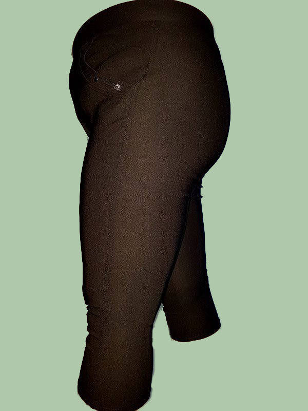 

Бриджи женские в больших размерах 2XL\3XL черные, Черный