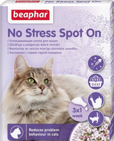 

Антистресс капли для кошек Beaphar No Stress Spot On cat 1 шт.