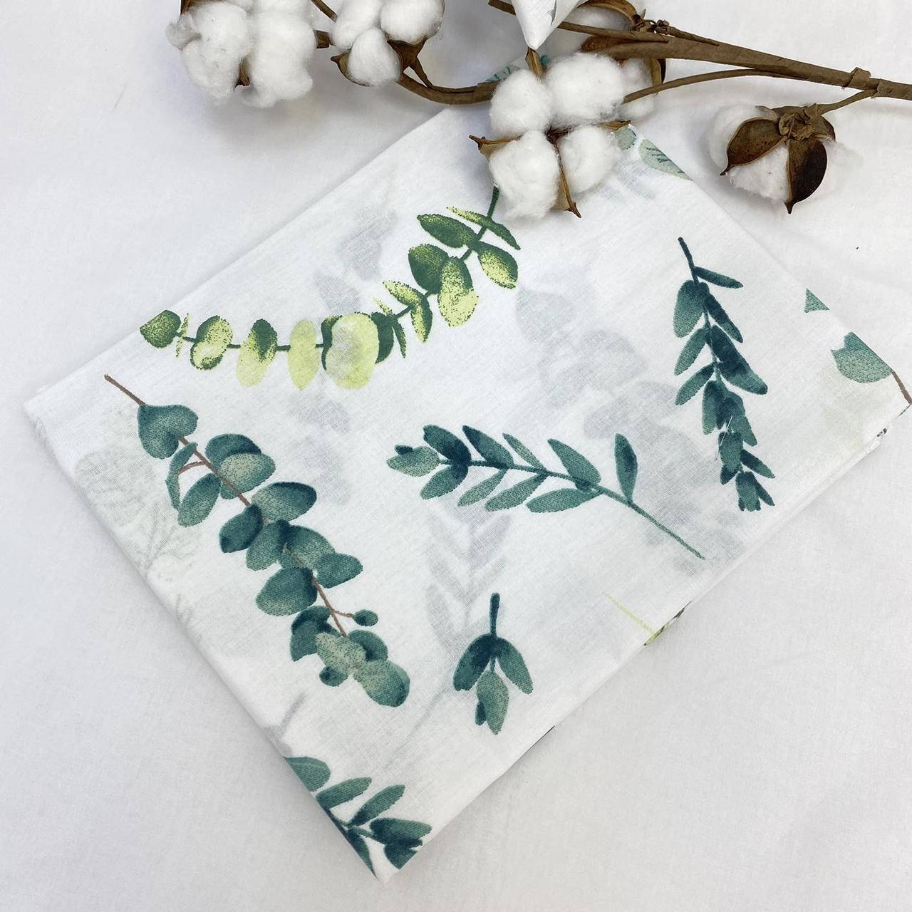 

Пеленка детская хлопковая веточки Размер 80см*100см. ХП-823, Разные цвета