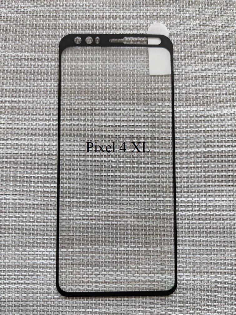 

5D защитное стекло для Google Pixel 4 XL 9H на весь экран клей по всей поверхности, Черный