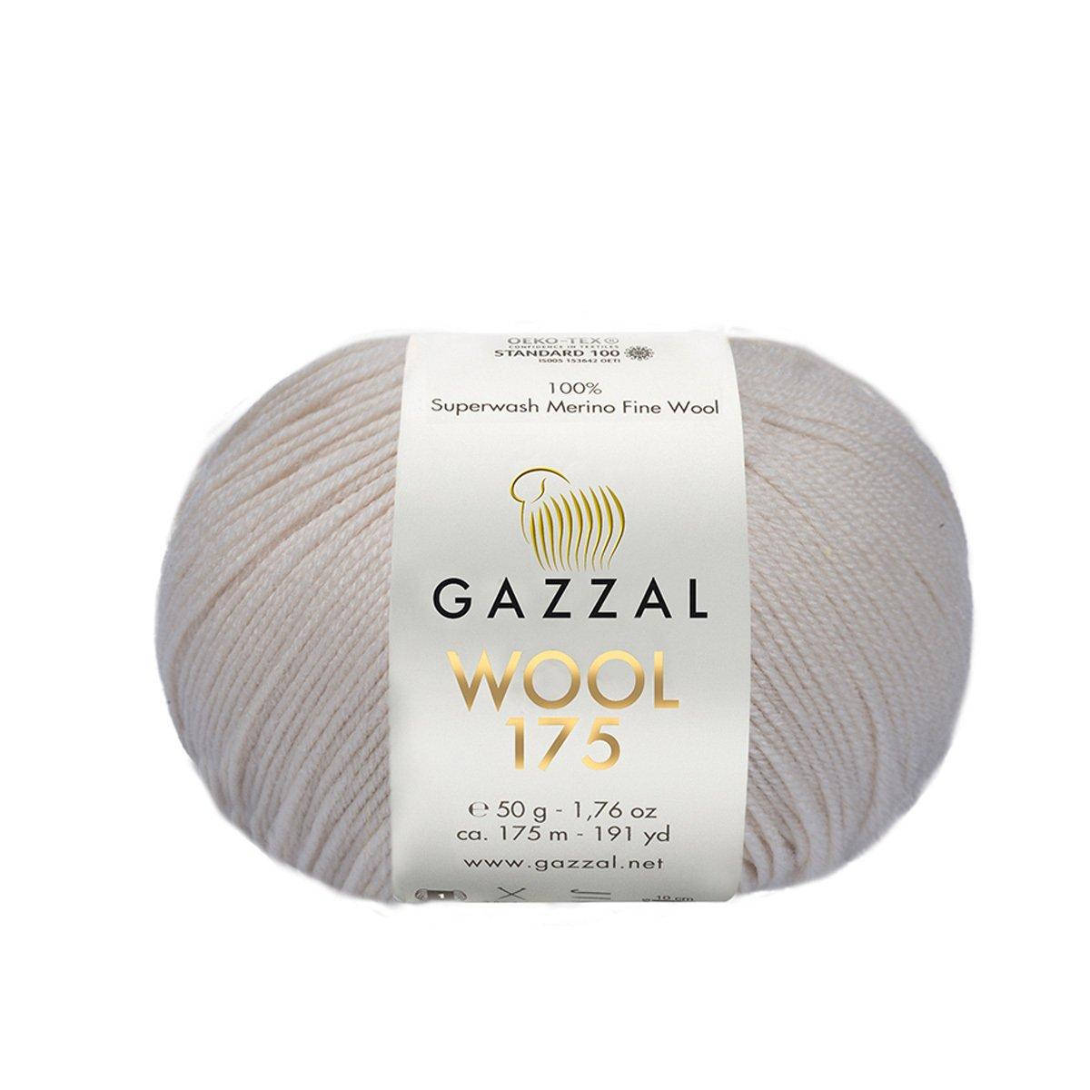

Gazzal Wool 175 (Газзал Вул 175) № 340 (Пряжа мериносовая, нитки для вязания)
