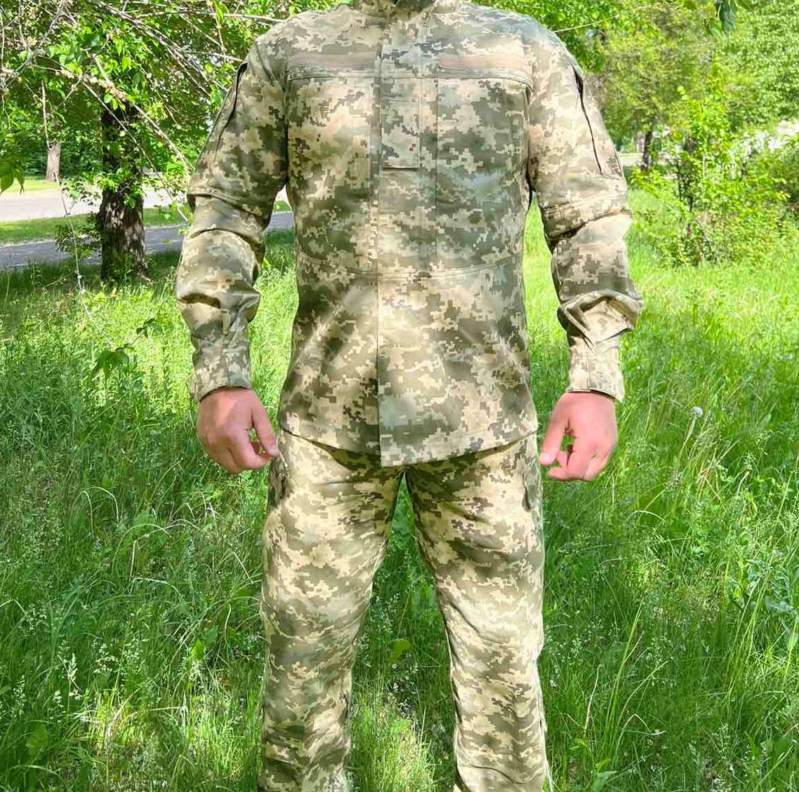 

Костюм военный летний ЗСУ, пиксель, по ГОСТу ( 100 % Х/Б модель ВСУ ), Хаки