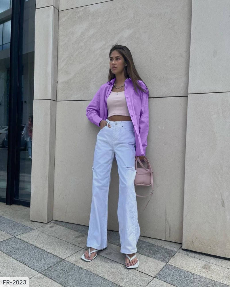 

Рубашка женская мод. 169 (42-44, 46-48) "LUCY" недорого от прямого поставщика, Сиреневый