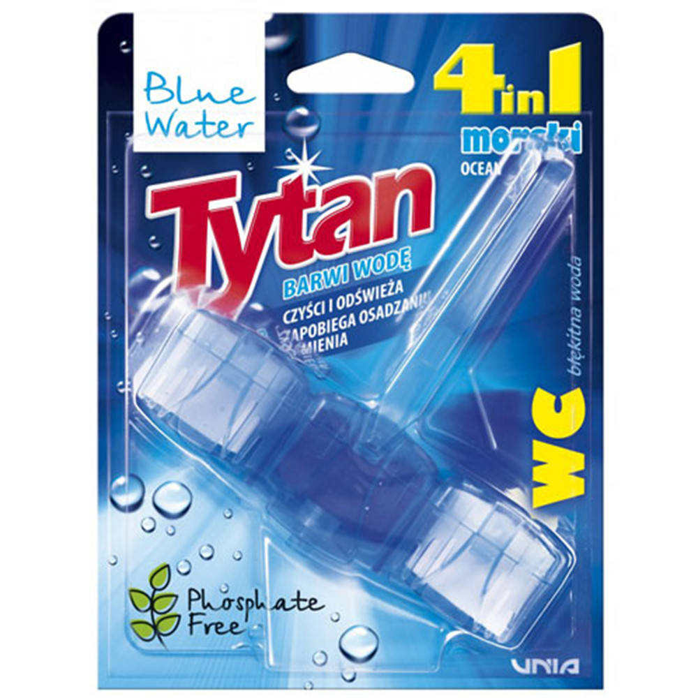 

Ароматизированный блок 4-в-1 для туалета Tytan Blue Water, 45 г