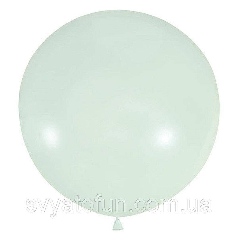 

Латексный шарик 24" пастель Macaroon Mint 087 (мята) 1шт Мексика