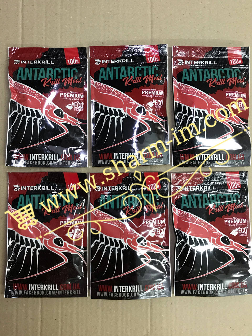 

Крилевая Мука Interkrill 100 г / Antarctic Krill Meal 100 g НОВАЯ УПАКОВКА