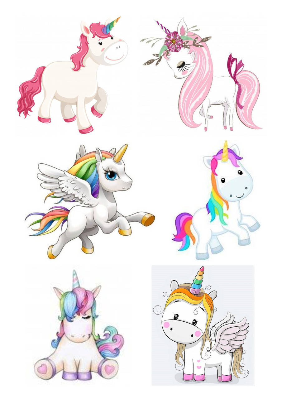 

Вафельная картинка "Единорог" 18